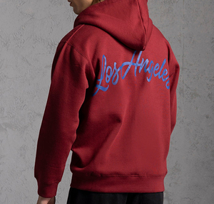 OEM Custom Men’s Printed Zip Up <b>Hoodie</b> Heavyweight Cotton Fleece <b>Plain</b> <b>Hoodie</b> Breathable Comfort Fit Streetwear Sweatshirt - Product Image 2