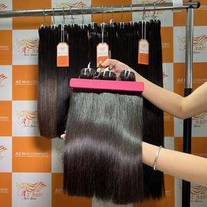 Wholesale High Quality Vietnamese Bone Straight Human Hair Bundle Weft Hair Extensions Natural Silky Plus <b>Lace</b> <b>Closure</b> Wig - Product Image 1