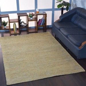 Tapis de sol moderne en jute naturelle, rectangulaire, tissage plat, couleur unie, pour salon, revêtement de sol, à poils courts, décoration intérieure - Product Image 2