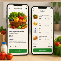 Plataforma Escalable para Entrega de Comestibles por Internet, Gestión de Múltiples Tiendas, Seguimiento en Tiempo Real, Compatible con Linux y MAC, Aplicación Móvil