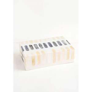 Boîte de rangement élégante en résine avec intérieur en MDF pour l'organisation de la maison et la décoration de la maison - Product Image 1