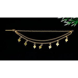 New Design Gold Plaetd Ear Chain for Engagement <b>Wedding</b> Gift Style Indian Traditional Ideal For <b>Wedding</b> Festive Occasions - Product Image 6