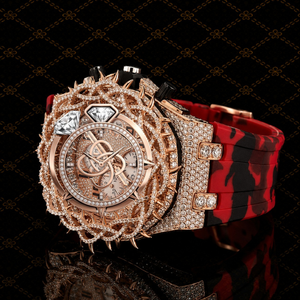 Montre personnalisée avec logo VVS Moissanite pour homme, entièrement pavée de diamants, montre-bracelet de luxe - Product Image 4
