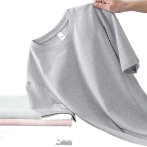 Camiseta de Verano para Hombre, 220g, Diseño de Logotipo Personalizado, Venta al Por Mayor, Manga Corta, Corte Regular, Cuello Redondo, 100% Algodón Jersey, Lisa, Informal, de Secado Rápido - Product Image 6