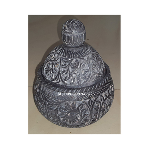 Pierre à Savon Naturelle avec Sculpture en Pierre Finement Polie, Design Unique, Artisanat pour la Décoration et la Revente, Meilleur Produit - Product Image 4