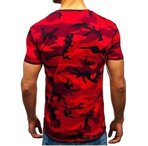 เสื้อยืดแขนสั้นพิมพ์ลายตัวอักษรสำหรับผู้ชาย ทรงหลวม คอกลม สวมใส่สบาย ระบายอากาศได้ดี ผ้าถัก 100% คอตตอน พิมพ์ลายด้านหน้าด้วยเทคนิคซิลค์สกรีน - Product Image 4