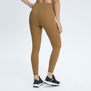Legging de yoga taille haute pleine longueur pour femme XL en Spandex/Nylon, avec taille élastique et design anti-transparence rehausseur de hanches - Product Image 2
