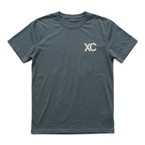 T-shirt pour homme de qualité supérieure, gris foncé, manches courtes, col rond, coupe classique, 100% coton jersey tricoté, couleur unie, sans motif - Product Image 4