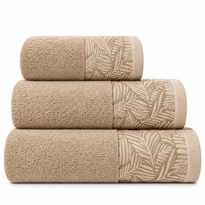 Toalla de Baño Jacquard Suave y Absorbente, Paño de Lavado Facial con Bloques de Color y Rayas, Toallita Pequeña de Algodón para Spa en Casa - Product Image 4