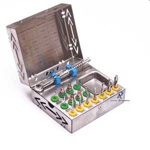 Kit de 15 Piezas de Instrumentos Quirúrgicos Dentales Manuales, Juego Completo de Cirugía Oral, Extracción de Dientes, Procedimientos de Implantes, Acero Inoxidable - Product Image 2
