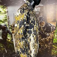 Chemises tactiques à manches longues pour hommes, camouflage, acier inoxydable, séchage rapide, vêtements de chasse en plein air
