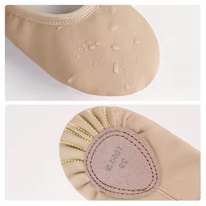 Venta al por Mayor de Zapatos de Ballet Ligeros y Suaves E2448 para Mujer, Cómodos, con Parte Superior de Satén Elástico, Forro de Algodón y Suela de Goma con Tacón Plano - Product Image 5