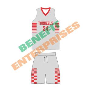 Uniformes de Baloncesto Sublimados Personalizados Unisex, Servicio OEM de Fusión sin Costuras, Material de Poliéster, Fabricados por Benefit Enterprises - Product Image 1