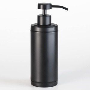 Distributeur de savon liquide mural contemporain en acier inoxydable, support métallique pour lavage des mains, conteneur de savon rechargeable - Product Image 1