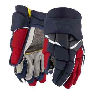 Guantes de hockey sobre hielo OEM hechos con estructura ergonómica que garantizan un ajuste cómodo y un control del agarre, venta al por mayor - Product Image 2
