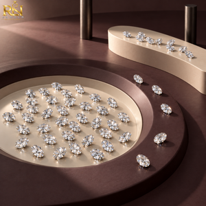 Diamant ovale de 4,50 carats cultivé en laboratoire, couleur DEF, CVD HPHT |   Pierres précieuses non certifiées, calibrées, à facettes équilibrées et dimensionnées - Product Image 3