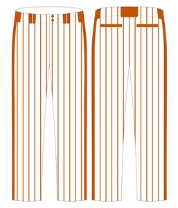 Tenues de baseball personnalisées pour hommes, ensemble maillot rayé et pantalon, respirant, polyester, manches courtes, fermeture boutonnée, toutes saisons, vêtements pour adultes - Product Image 4