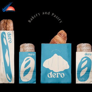 Sacs en papier imprimés de qualité supérieure, adaptés aux aliments, pour sandwichs et pains longs - Product Image 2