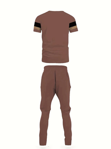 Conjunto Deportivo Personalizado con Logotipo, Lavado Ácido, Color Rosa, Sudadera con Capucha y Pantalones, Manga Larga, Cordón Ajustable, Ropa Casual de Primavera, 100% Poliéster - Product Image 1