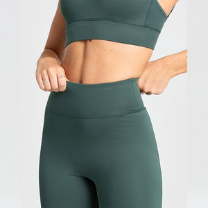 Leggings Deportivos de Yoga para Mujer, Personalizados OEM, Tejido Grueso, Cintura Media, Elásticos, Transpirables, de Secado Rápido y Antibacterianos - Product Image 6