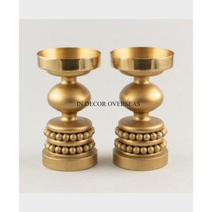 Ensemble de bougeoirs en fer de qualité supérieure, style rustique, décoration d'intérieur, porte-bougie en métal durable pour la décoration de centre de table - Product Image 5