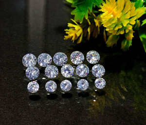 Piedra de Moissanita Suelta al por Mayor, Corte Brillante Redondo, Color DEF, VVS, Piedra de Joyería Cultivada en Laboratorio - Product Image 4