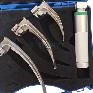 ชุดอุปกรณ์ตรวจกล่องเสียงรุ่นใหม่ Laryngoscope Macintosh ดีไซน์ขั้นสูง Laryngoscope Macintosh โครงสร้างแข็งแรง สำหรับการใช้งานทางการแพทย์ด้านหู คอ จมูก - Product Image 6