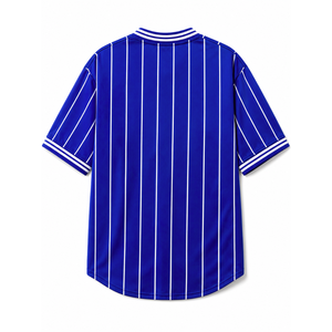 Camiseta personalizada de la hermandad Zeta Phi Beta, de manga corta, con logotipo en la parte delantera, camiseta a rayas azul y blanca para mujer, ropa griega. - Product Image 3
