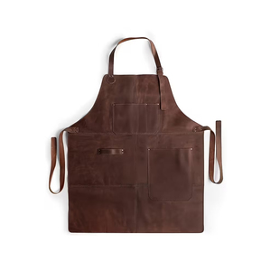Vintage Style <b>Leather</b> Apron Premium Craft Wholesale Market Custom Logo Unique Look Professional Workshop Use 2026 - Product Image 1