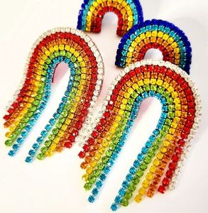 Pendientes colgantes de flores rosas con cuentas bordadas a mano, joyería linda para fiesta para mujer, pendientes llamativos hechos a mano de resina acrílica - Product Image 6