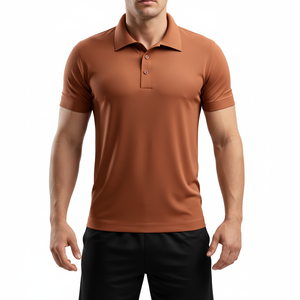 High Quality Short Sleeve Uniform Solid <b>Polo</b> Casual Advertising Business Loose Quick Dry Quarter <b>Zip</b> <b>Polo</b> shirts Men Golf Shirts - Product Image 1