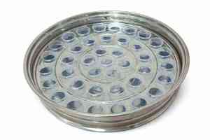 PREMIUM COMMERCIAL STAINLESS STEEL HOLY COMMUNION <b>TRAY</b> SET 40 CUPS <b>MIRROR</b> FINISH SINGLE DESIGN - Product Image 3