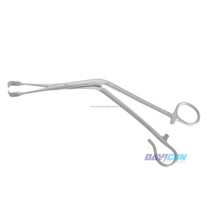 Forceps Tonsilaires Tivnen 3x3 Dents Angulées 20cm Instrument Chirurgical ORL en Acier Inoxydable pour Maintien et Préhension des Ganglions Tonsilaires - Product Image 4