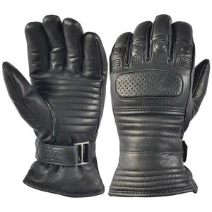 ถุงมือมอเตอร์ไซค์สำหรับแข่งรถแบบระบายอากาศ ดีไซน์สั่งทำได้ ยี่ห้อ Punchin Sports สำหรับขายส่ง  หนังแท้  ปิดด้วยแถบตีนตุ๊กแก  ใช้ได้ทั้งชายและหญิง  รองรับหน้าจอสัมผัส - Product Image 1