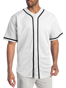 Blank Printed <b>Baseball</b> Jersey Button Shirt Sports Uniform Men's Women's Jerseys Quick Drying Plus Size Comfortable Breathable - Product Image 2