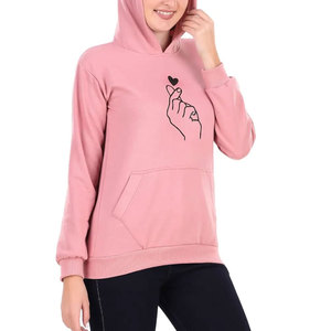 Comprar Sudadera con Capucha de Algodón 100% para Mujer, Diseño Personalizado, Hombros Caídos, Tejido Pesado, Lavado Ácido, Parte Delantera Personalizable - Product Image 4