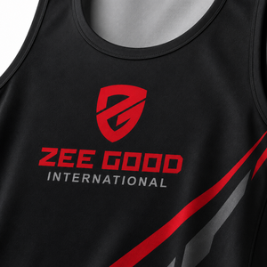 Débardeur de boxe en gros avec impression par sublimation, gilet de boxe, débardeur de sport sans manches pour la course, chemises de combat en Spandex/Polyester, haut de kickboxing - Product Image 5