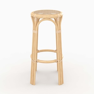 Tabourets de bar en rotin pour comptoir de cuisine, meubles écologiques, prix le plus bas, tabouret haut en cannage - Product Image 2