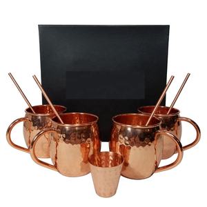 Antique Cuivre Martelé Mule Tasse Engagés Conçu 100% cuivre Moscow Mule Tasses Pour La Maison Hôtel Restaurant - Product Image 1