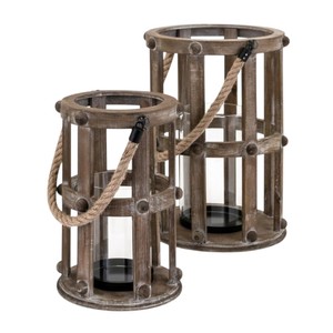 Lanterne porte-bougie en bois très vendue pour centre de table de mariage, éclairage intérieur, décoration de chambre, ou cadeau - Product Image 2