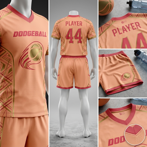 Paquete de Uniformes de Dodgeball Elite, Camisetas de Equipo Totalmente Personalizadas con Colores, Nombres, Números y Logotipos Ilimitados - Product Image 5