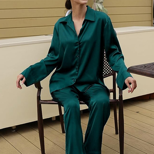 Wholesale Price Button Front Sleepwear Women <b>Night</b> Suit High Quality Plain Blank Women Fashionable Sleepwear Suit - Product Image 2
