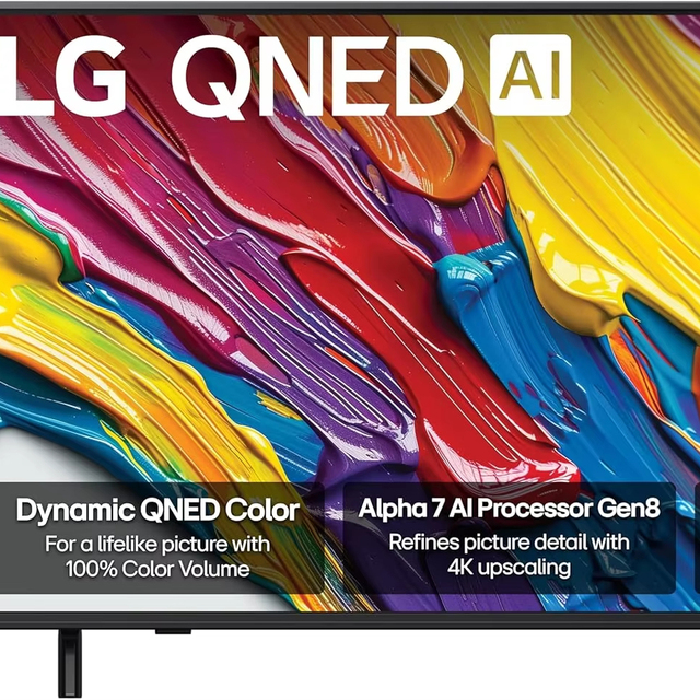 FOR-LG 50-Inch Class QNED AI 4K QNED82A Series Smart TV w/AI Sound, HDR10, 4K Super Upscaling, Filmmaker Mode, Wow Orchestra