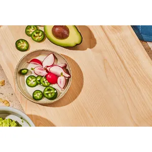<b>Large</b> Wooden Cutting Board 17x12 Inch Rectangle Minimalist Design for Sunday Dinners and Meat Serving - Product Image 2