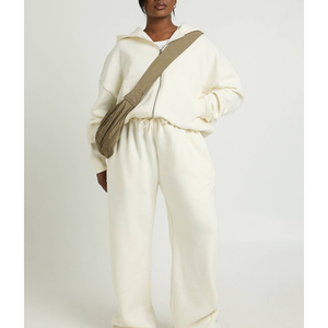 Ensemble de survêtement de sport pour femme, respirant, confortable, épais, hiver 2026, tenue assortie oversize pour la gym et l'entraînement - Product Image 2