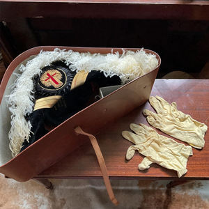 Chapéu Masónico de Caballero Templario con Estuche - Product Image 2