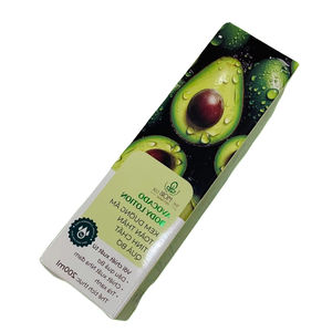 Boîte en carton pliable en carton ivoire de haute qualité, écologique, en matériaux recyclés, avec étiquettes personnalisées, pour crème pour les yeux cosmétique, vente en gros - Product Image 1