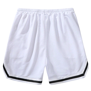 Shorts de basketball en mesh personnalisés avec logo, respirants, à séchage rapide, pour hommes, shorts de sport d'entraînement, coupe ample, uniforme de fitness - Product Image 2
