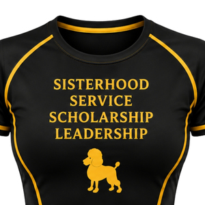 T-shirt de compression sportif pour femmes Sigma Gamma Rho, personnalisé, manches courtes, extensible, pour entraînement fitness, vente en gros - Product Image 3
