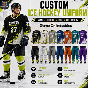 Personalization Custom Team Apparel Full Dye Sublimation Team Name & Number Private Lable Ice Hockey Uniform For Team Wear - Product Image 4